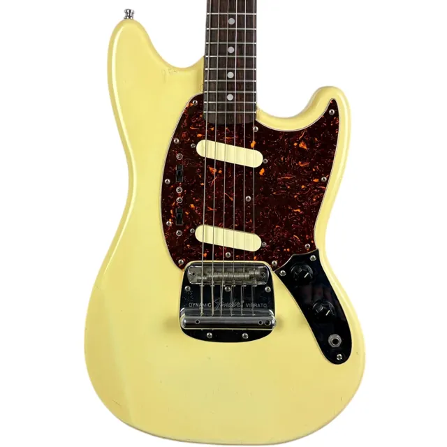 Fender Japan 69 Reissue Mustang 1984-1987 - Vintage White - Image 1