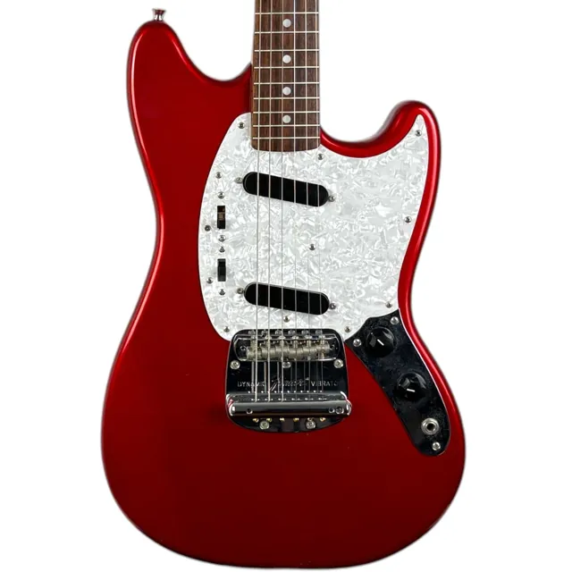 Fender Japan 69 Reissue Mustang 1995-1996 - Candy Apple Red - Image 1