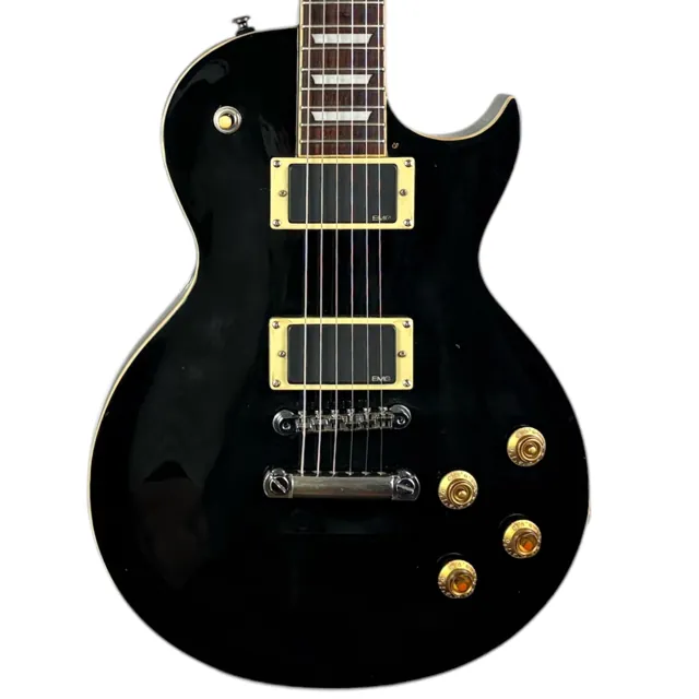 Vintage Les Paul 2010 - EMG Ebony - Image 1