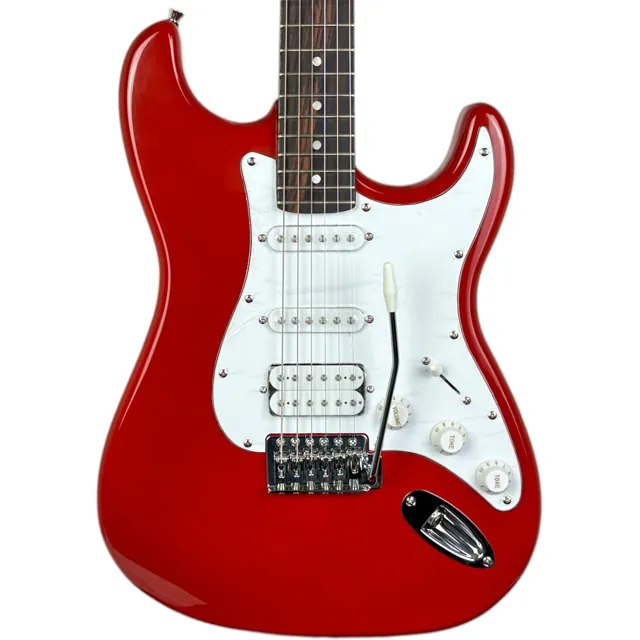 Faber STCL RED Stratocaster HSS – Red - Image 1