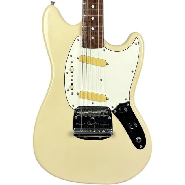Fender Japan 66 Reissue Mustang 1997-2000 - Vintage White - Image 1