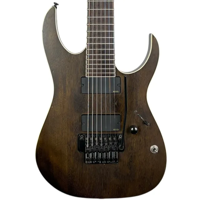 Ibanez RGIR27BE Iron Label 7-String 2016 - Dark Brown - Image 1