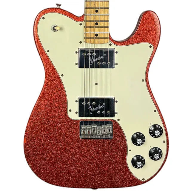 Fender Limited Edition '72 Telecaster Custom 2012 - Orange Sparkle - Image 1