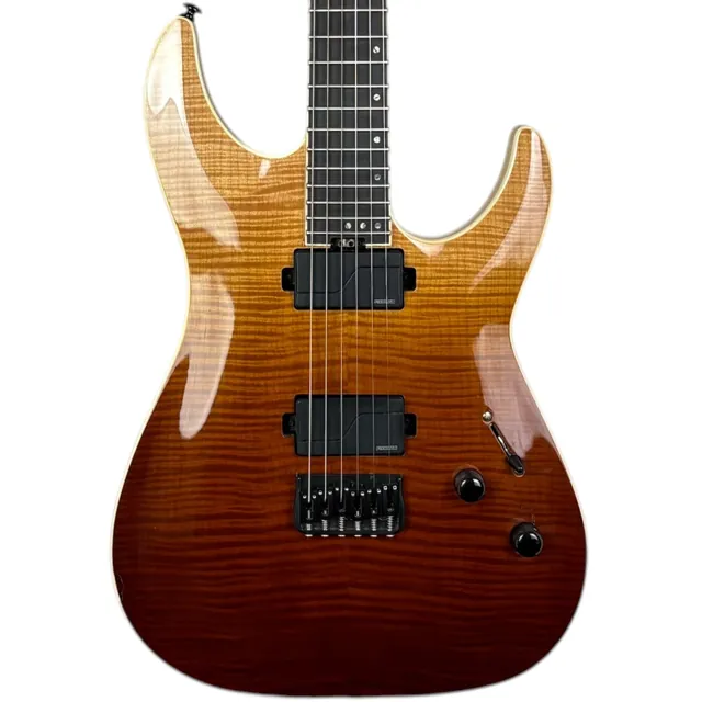 Schecter C-1 SLS Elite 2018 - Antique Fade Burst - Image 1
