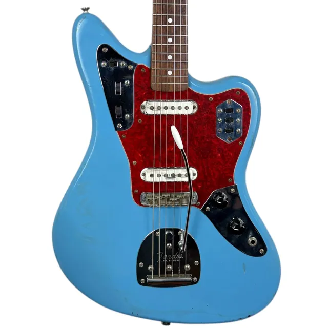 Fender Japan 66 Reissue Jaguar 1997-2000 - Blue Repaint - Image 1