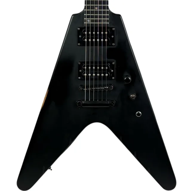 Epiphone Flying V Jeff Waters Signature Annihilation 2011 - Matte Black - Image 1