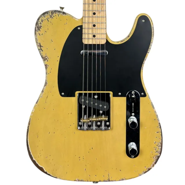 Fender MJT 50s Reissue Telecaster - Butterscotch Blonde - Heavy Relic - Image 1