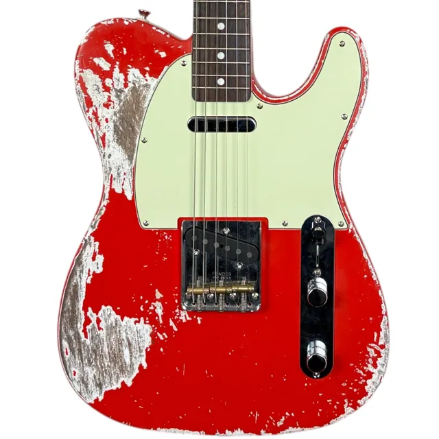 Fender MJT 60s Reissue Telecaster - Fiesta Red - Heavy Relic - Image 1