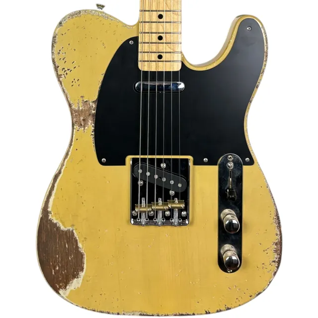 Fender MJT 50s Reissue Telecaster - Butterscotch Blonde - Heavy Relic - Image 1
