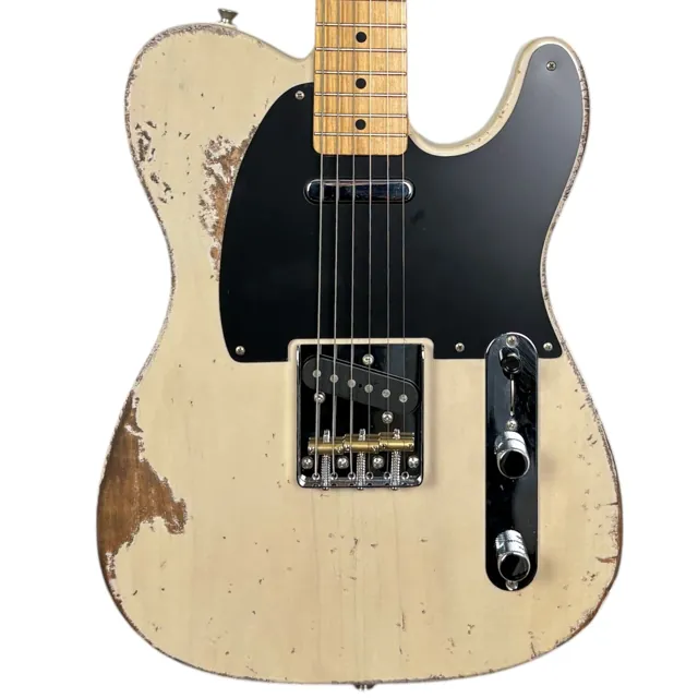 Fender MJT 50s Reissue Telecaster - Blonde - Heavy Relic - Image 1