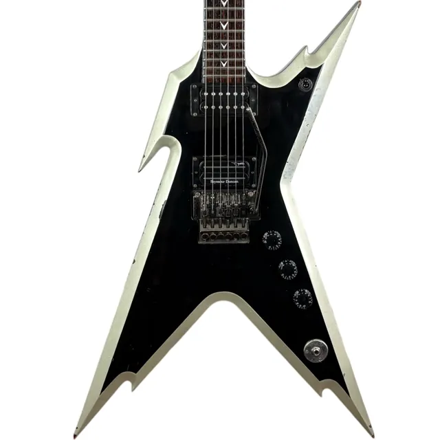 Dean Dimebag Darrel Signature Razorback 2006 - Black Silver - Image 1