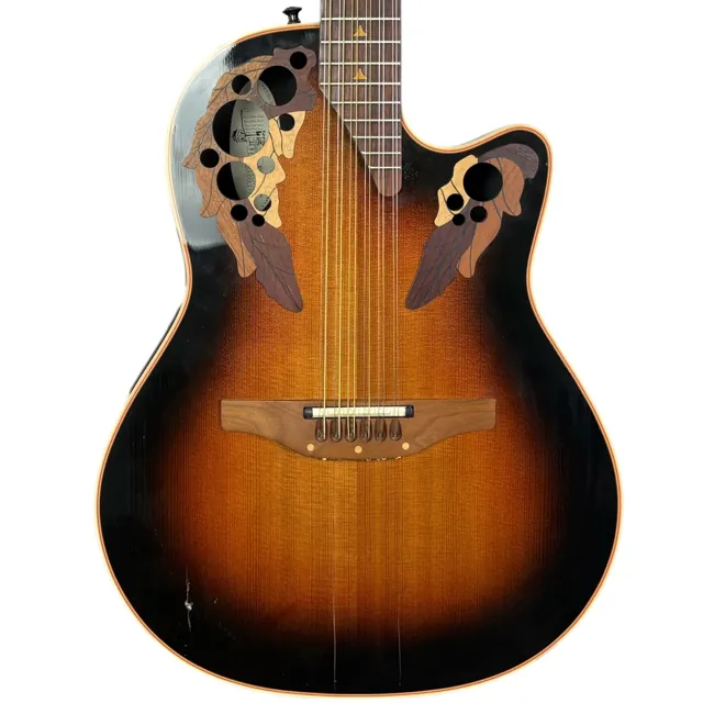 Ovation 1858 Elite 12-String 1997 - Tobacco Burst - Image 1