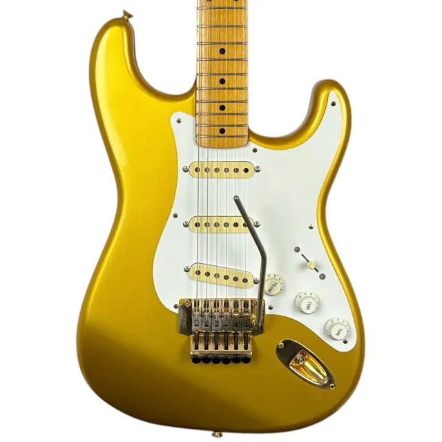 Fender Japan 54 Reissue Stratocaster 1991 - Metallic Gold - MOD - Image 1