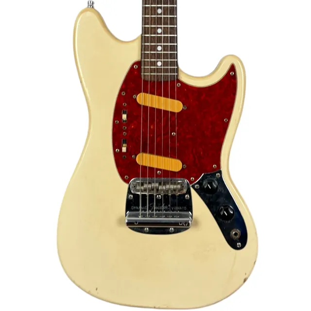 Fender Japan 66 Reissue Mustang 1993-1994 - Vintage White - Image 1