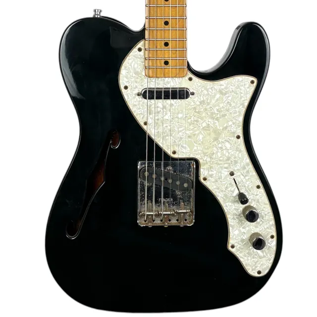Fender Classic Series 69 Reissue Telecaster Thinline 2002 - Black - Image 1