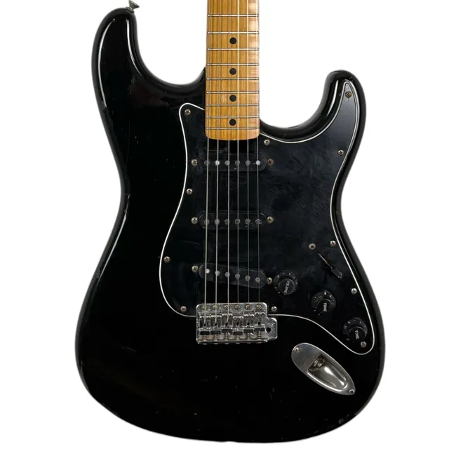 Squier by Fender Japan JV Stratocaster 1983 - Black - Image 1