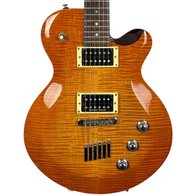 Yamaha AES620 Les Paul 2010 - Amber Flame Maple - Image 1