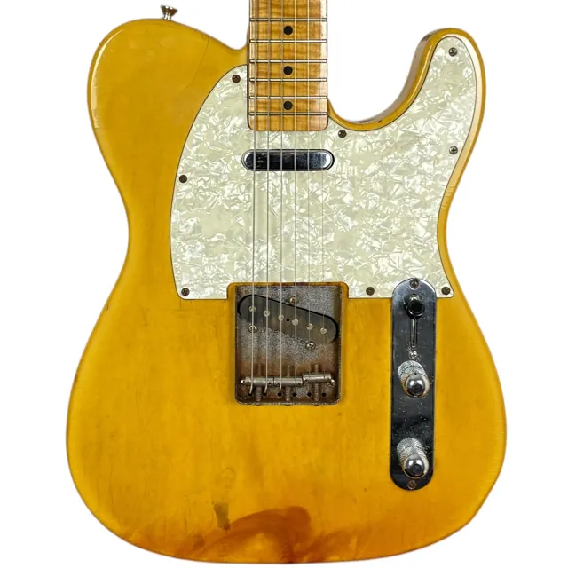 Fender Japan 52 Reissue Telecaster 1994-1995 - Fotoflame - Butterscotch Blonde - Image 1