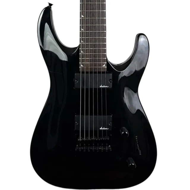 Jackson JS22-7 Dinky DKA HT 2016 - Gloss Black - Image 1