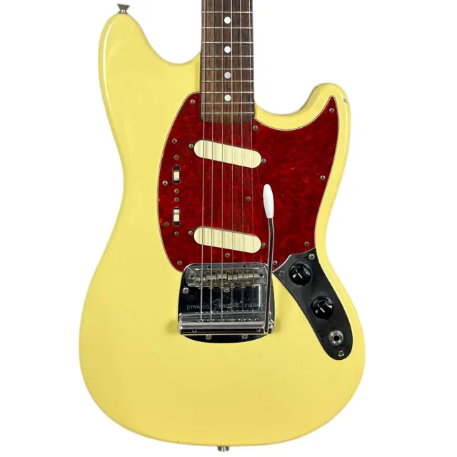 Fender Japan 69 Reissue Mustang 1995-1996 - Vintage White - Image 1