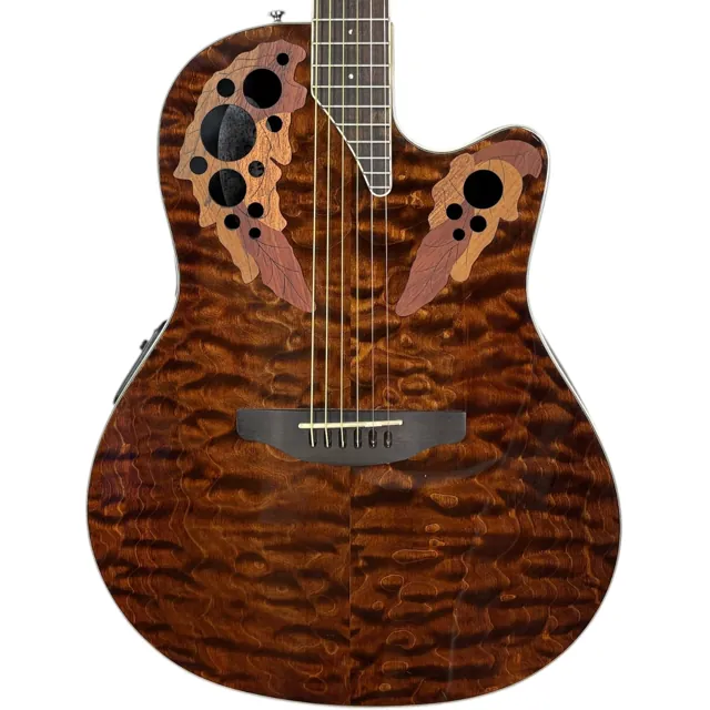 Ovation CE48P-TGE Akustik 2018 - Tiger Eye - Image 1
