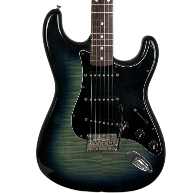 Squier by Fender Japan SST-R Stratocaster 1999-2002 - Transparent Blue Burst - Image 1