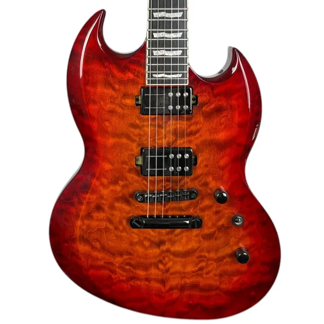 ESP LTD Deluxe Viper-1000 2019 - Quilt Maple Tiger Eye Sunburst - Image 1
