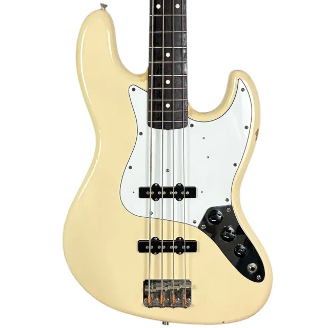 Fender Japan JB-STD Jazz Bass 2007-2010 - Vintage White - Image 1