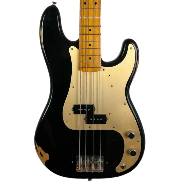 Fender 50s Precision Bass Lacquer - Black - Image 1