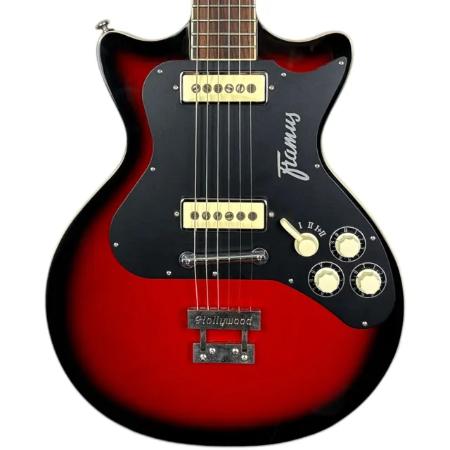 Framus Hollywood Double Cat 2011 - Red Burst - Image 1