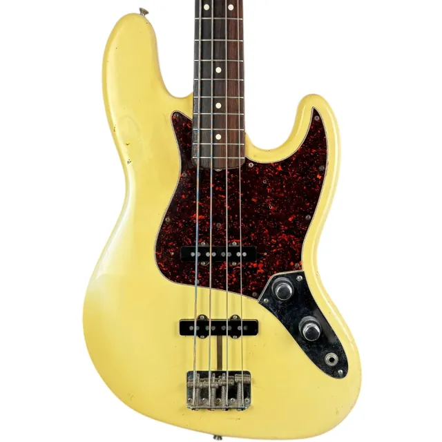 Fender American Vintage Jazz Bass 1998 - Vintage White - Image 1