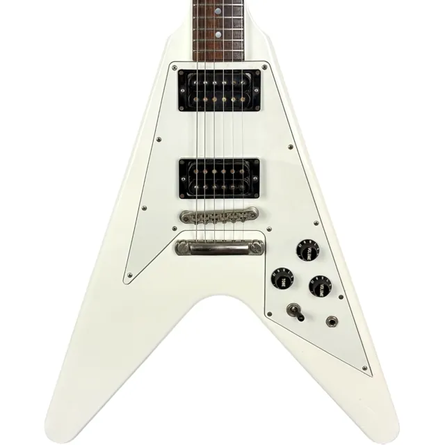 Greco Flying V 1989 - Olympic White - Image 1