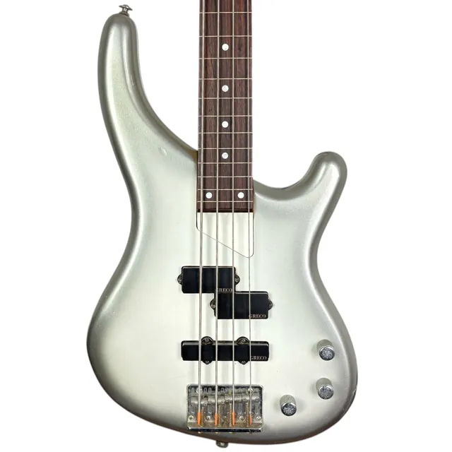 Greco Japan Wild Scamper Series Bass 2002 - Pearl Silver - Image 1