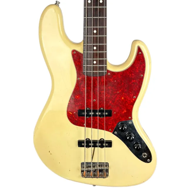 Fender Japan Jazz Bass 1997-2000 - Vintage White - Image 1