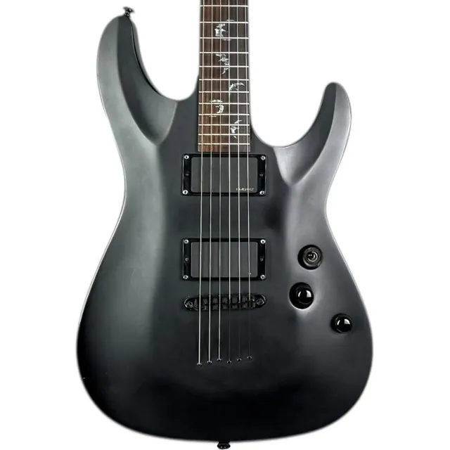 Schecter Damien-6 2008 - Matte Black - Image 1