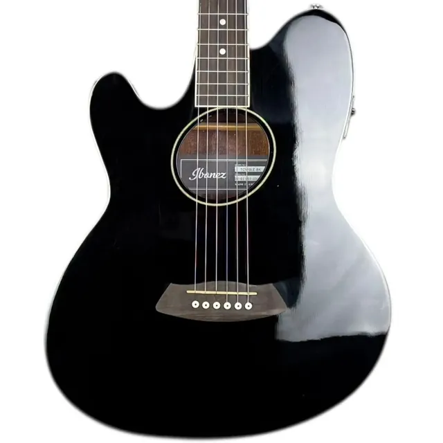Ibanez Talman TCY10LE-BLK Lefthand 2021 - Black - Image 1