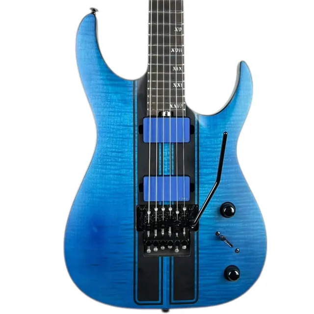 Schecter Banshee GT FR 2022 - Satin Trans Blue - Image 1