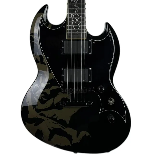 ESP Edwards Batman Ninja Warrior Viper 2005 - Black - Image 1