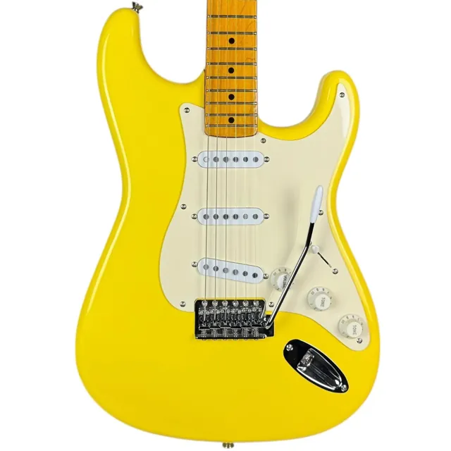 Faber STCH VY Revival Model Stratocaster - Vintage Yellow - Image 1