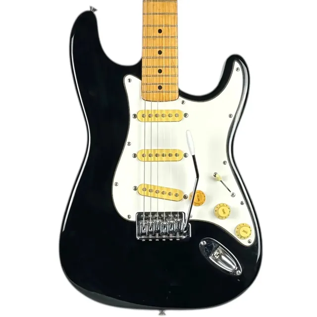 Fender Japan ST-STD Stratocaster 1987-1988 - Black - Vintage - Image 1