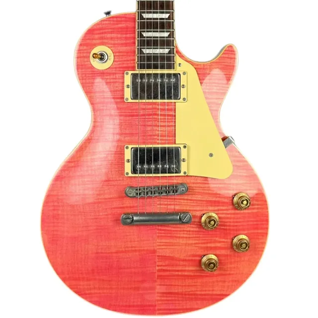 Burny Love Rock Les Paul LSD-55N 2012 - Trans Pink - Image 1