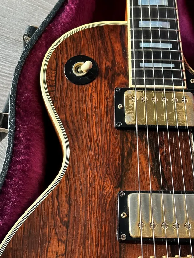 1975 Gibson Les Paul Custom Brazilian Rosewood Top with CITES - Image 1