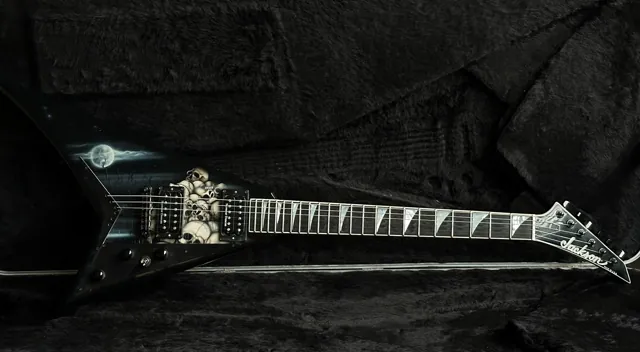 Jackson USA RR1 Pile of Skulls Randy Rhoads with Case - Image 1