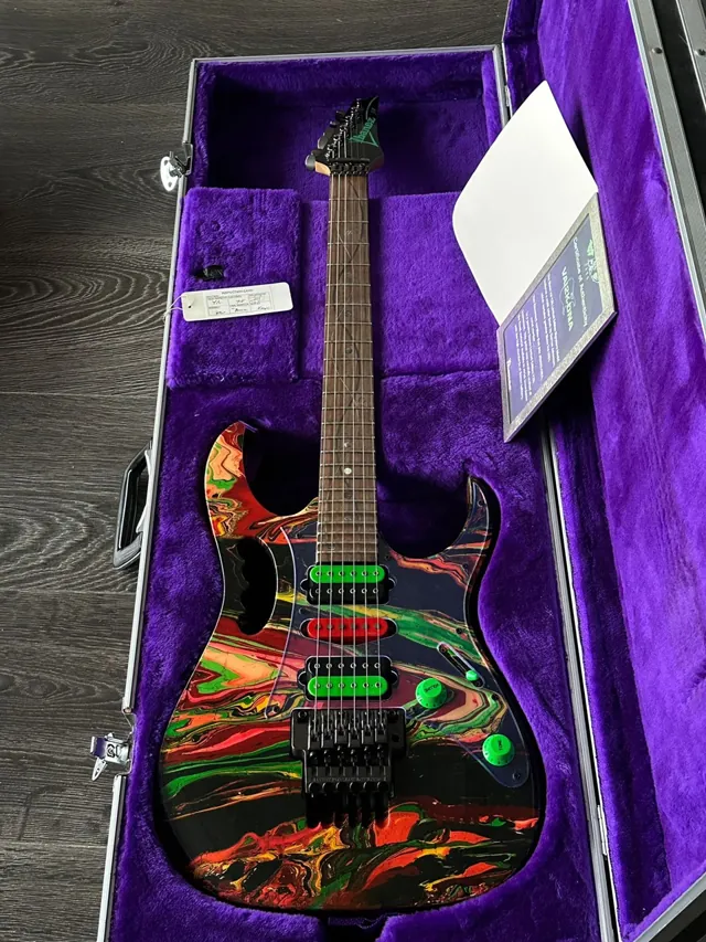 Ibanez JEM Y2K DNA Steve Vai Serial# 224 of 300 Great Swirl - Image 1
