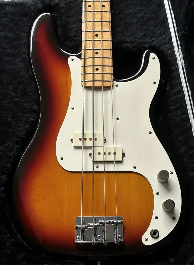 1983 Fender USA Precision Bass Sunburst with Papers & Case - Image 1