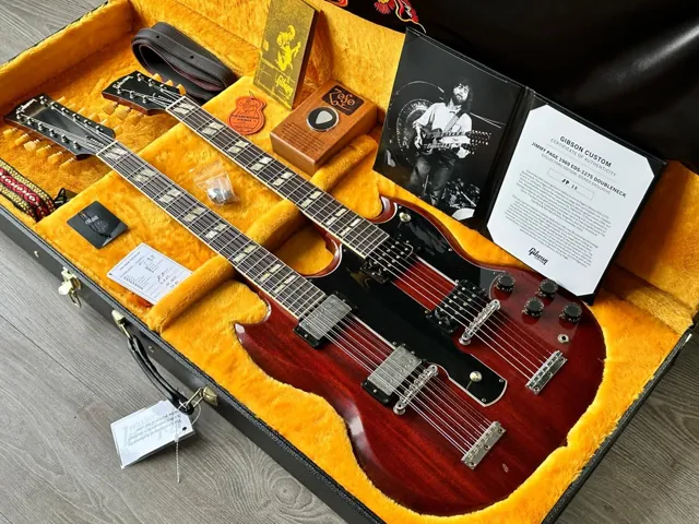Gibson EDS-1275 Jimmy Page Played & Signed Doubleneck Custom Shop Collectors Edition - Image 1