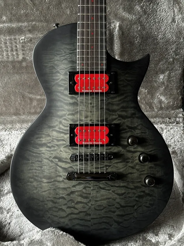 ESP LTD BB-600B Baritone Ben Burnley 27'' with Piezo & Case - Image 1