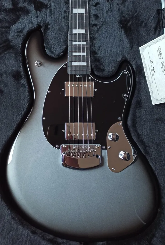 Music Man BFR Stingray RS Silverburst Mint & Complete - Image 1