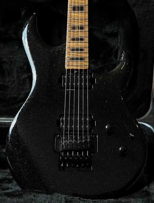 Music Man Luke 3 BFR Black Sparkle Floyd Rose Limited Ed. of 69 Steve Lukather - Image 1