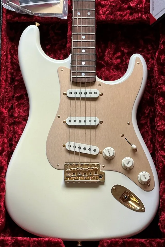 Fender Custom Shop LTD 75th Ann. Stratocaster NOS Diamond White Pearl Birdseye Neck